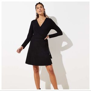 Black LOFT Wrap Dress XXL NWT